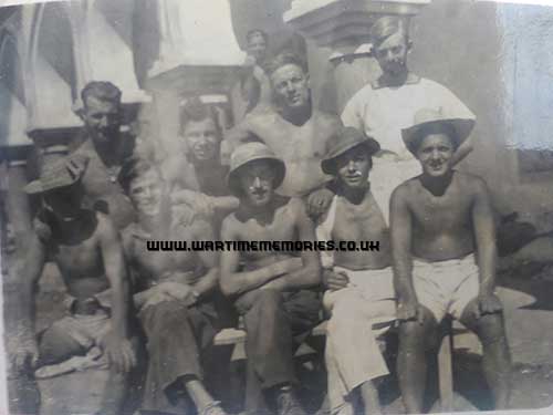 Gerald Mosley & Fellow Inmates At Laghouat POW Camp